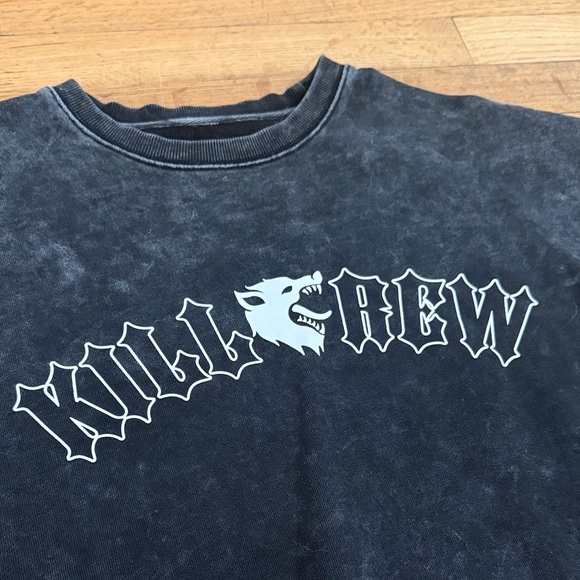 Kill Crew Charcoal Men's Crewneck Sweater - Picture 2 of 4